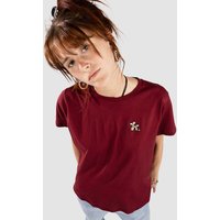 Iriedaily Puffy Dog T-Shirt bordeaux von Iriedaily