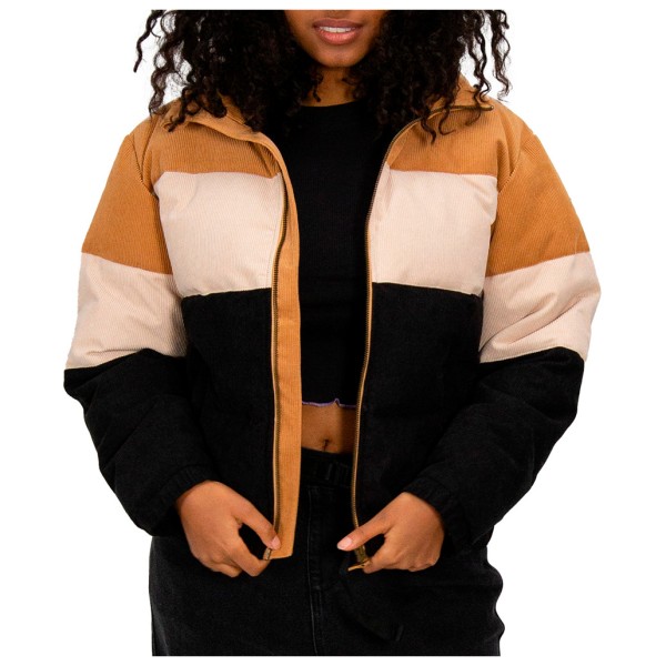 Iriedaily - Women's Cordy Puffer Jacket - Winterjacke Gr L;XL;XS rot;schwarz von Iriedaily
