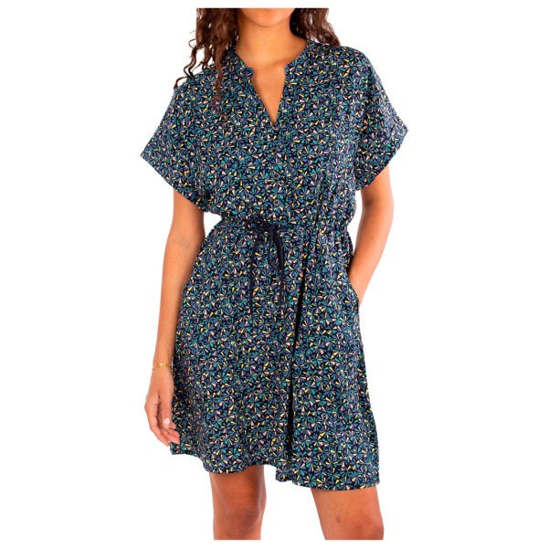 Iriedaily - Women's Franji Short Dress - Kleid Gr L;M;S;XL blau;lila von Iriedaily