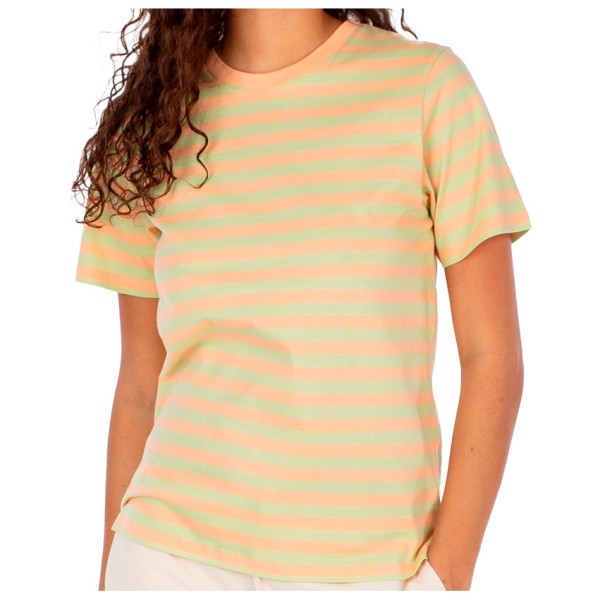 Iriedaily - Women's Stripe Basic Tee - T-Shirt Gr L beige von Iriedaily