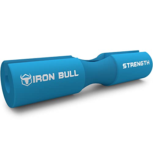 Iron Bull Strength Fortgeschrittenes Kniebeugen-Polster – Hantelstangen-Unterstützung für Kniebeugen – Schutzpolster für Nacken & Schulter (Blau) von Iron Bull Strength