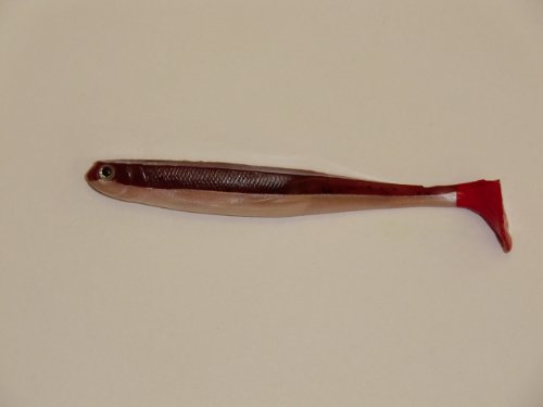 Iron Claw Unisex – Erwachsene 10C4039507098070C10 Gummifisch Slim Jim 10 cm Farbe BP, Bunt, Normal von Iron Claw