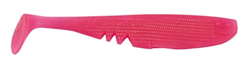 Iron Claw Moby Softbaits - Racker Shad - 12,5 cm - 14 Farben - mit Haken - UV-Material - 100% ungiftig - Made in Germany - Pi - Rosa von Sensitec