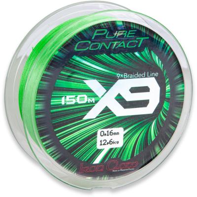 Iron Claw Pure Contact X9 Green 150m 0,24mm von Iron Claw