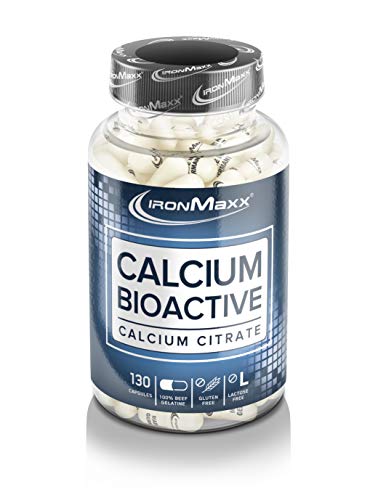 IronMaxx Calcium Bioactive Tabletten hochdosiert, 130 Kapseln (1er Pack) von IronMaxx
