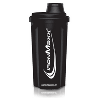 Shaker mit Siebeinlage - 700ml - Schwarz/Braun von IronMaxx