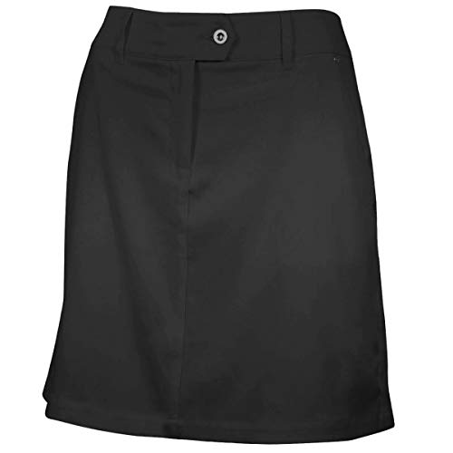 Island Green Damen Golf IGLSKT1852 Skort Paspeltaschen Skort - Schwarz - 16 von Island Green