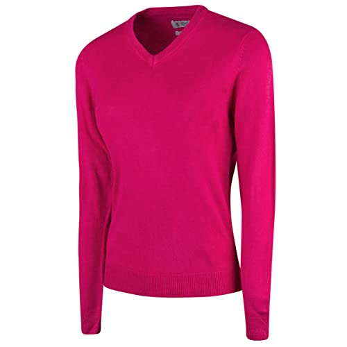 Island Green Insel Grüne Damen IGLKNT2046 mit Strick Golf Sweater - Hot Rosa - S von Island Green