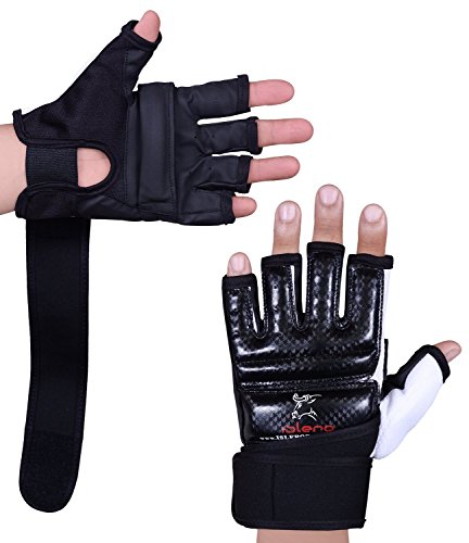 Gel-Handschuhe von Islero aus Leder für MMA, Boxen, Karate und andere Kampfkünste, S von Islero Fitness
