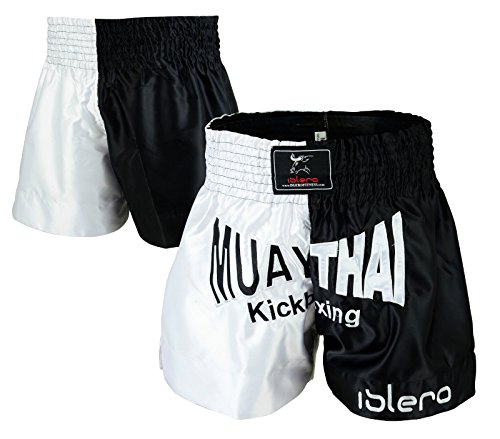 Islero Muay Thai Shorts Fight MMA Kickboxen Shorts Grappling Martial Arts Gear UFC Cage Fighting Shorts Herren Kleidung M mehrfarbig von Islero Fitness