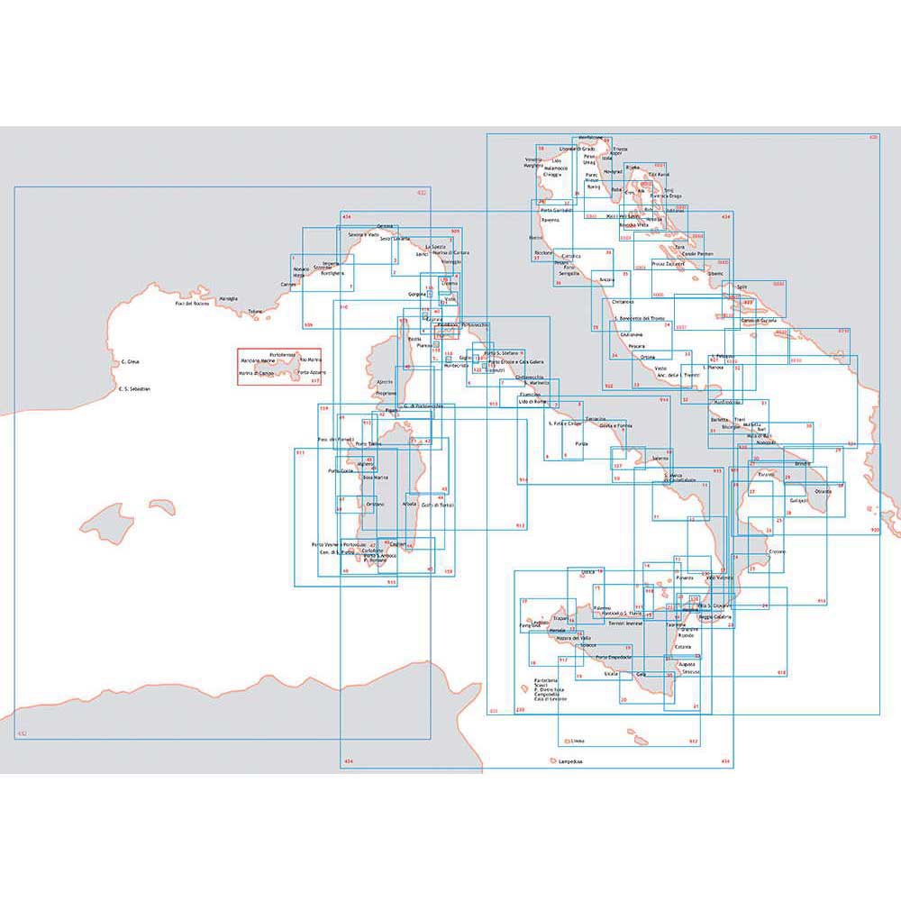 Istituto Idrografico Capo Linaro-anzio Marine Charts Durchsichtig von Istituto Idrografico