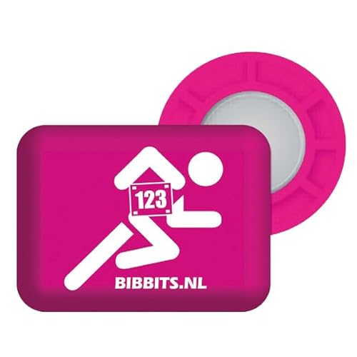It's Running BibBits Magnetische Startnummernhalter Runner Pink von It's Running