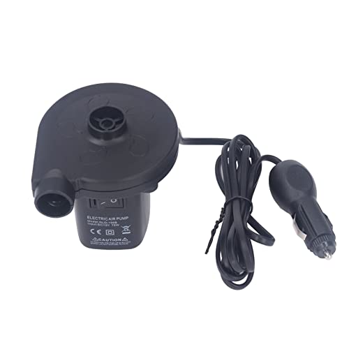 Itonash Elektrische Luftpumpe, 75W Tragbarer Inflator Deflatorpumpe mit 3 Düsen für Aufblasbare Bettbeckenboot -Floß -Sofa Badewater Wasserbett Schwimmring von Itonash