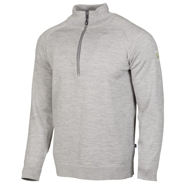 Ivanhoe of Sweden - Jojje Half Zip - Merinopullover Gr XXL grau von Ivanhoe of Sweden