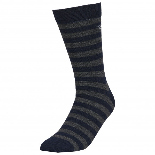 Ivanhoe of Sweden - Wool Sock Stripe - Merinosocken Gr 35-38 blau;grau von Ivanhoe of Sweden