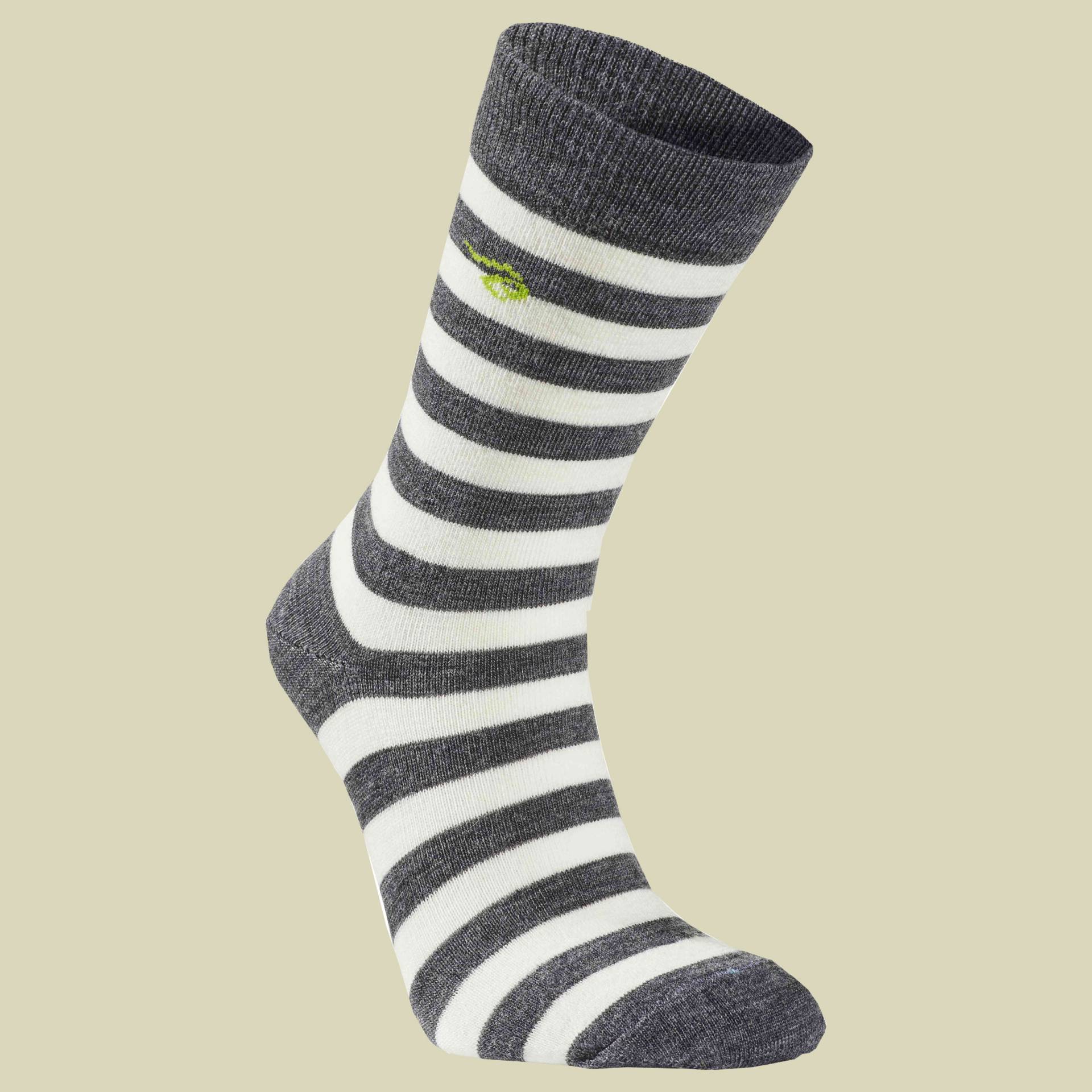 Wool Sock Stripe Unisex Größe 35-38 Farbe grey von Ivanhoe