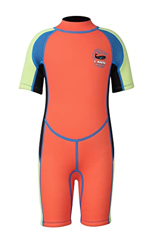 Kids Shorty Neoprenanzug, 2,5 mm Neopren Einteiler Badeanzüge UV-Schutz Badeanzüge für Mädchen Jungen Schwimmen Tauchen Schnorcheln Surfen von IvyH