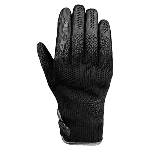 Ixon Ixflow Knit Textil Motorrad Sommer Handschuhe - Schwarz (Medium) von IXON