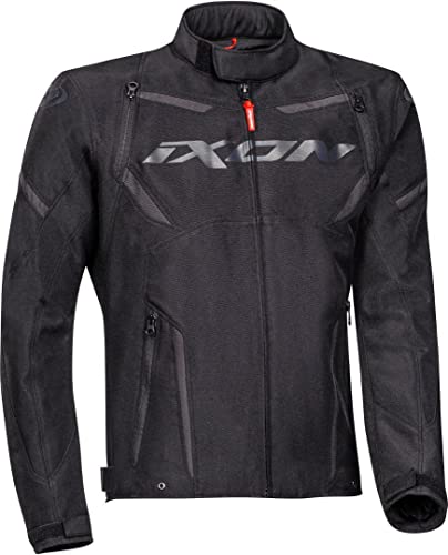 Ixon Striker Motorrad Motorrad Textiljacke (Black,S) von IXON