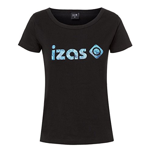IZAS Damen Hemd VALIRA, Schwarz/Blau, S, IWSTS00865BK/BLS von IZAS