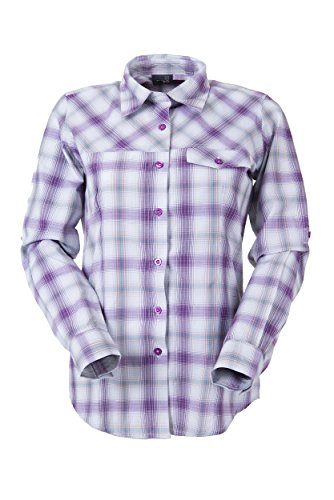 IZAS Herren Long Sleeve Shirt FARA, Fuxia/Blue, XL, IWSSS00678FX/BLXL von IZAS