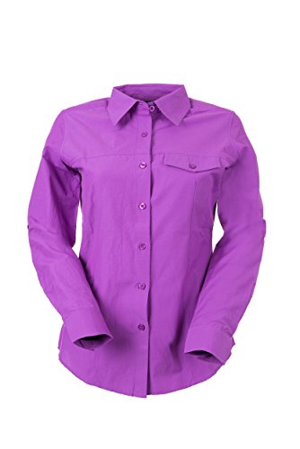 IZAS Damen Long Sleeve Shirt FARA, Purple, XS, IWSSS00678PPXS von IZAS