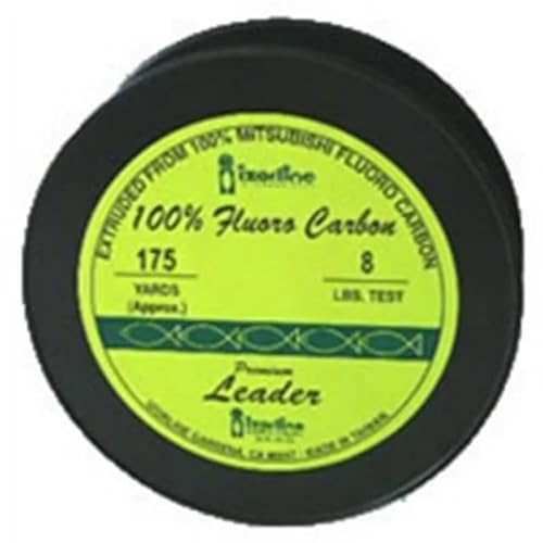 Izorline Unisex-Erwachsene Fluorkohlenstoff-Vorfach Angelschnur, Grün, 8lb 25yd von Izorline