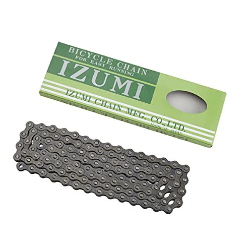 Izumi Track/Fixed Black Standard Schiene/Festkette, 1/8 x 1/2 (116 Glieder), Schwarz, Einheitsgröße von Izumi