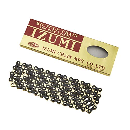 Izumi Gold/Black Standard-Kette 1/8 x 1/2 (116 Glieder), goldfarben/schwarz, Einheitsgröße von Izumi