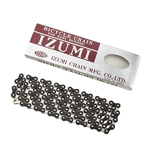 Izumi Silver/Black Standard-Kette 1/8 x 1/2 (116 Glieder), Silber/schwarz, Einheitsgröße von Izumi