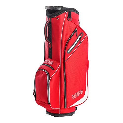 Izzo Ultra Lite Cartbag, Unisex-Erwachsene, Ultra Lite Cart Bag - Red, rot, 10.5" von Izzo