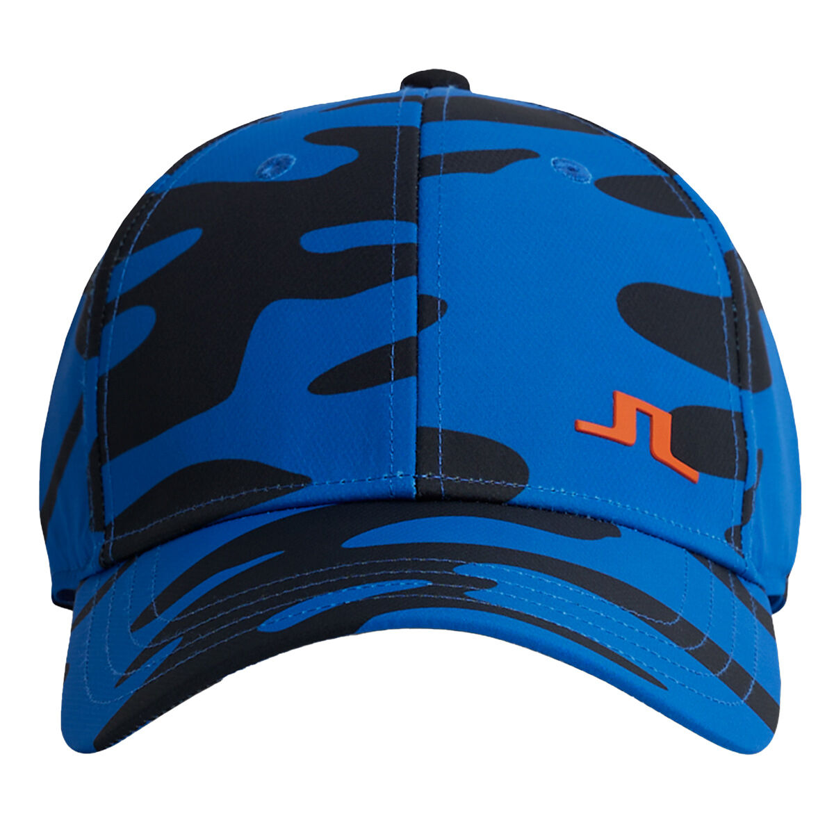J.Lindeberg Men's Jim Print Golf Cap, Mens, Nautical blue, One size | American Golf von J Lindeberg