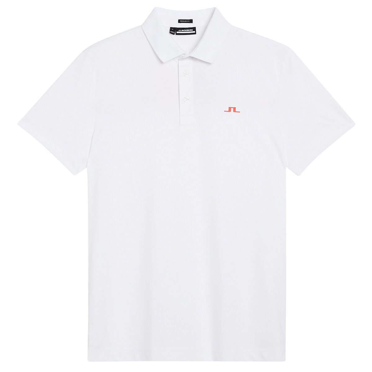 J.Lindeberg Men's Martin Golf Polo Shirt, Mens, Paradise monstera coral, Xxl | American Golf von J Lindeberg