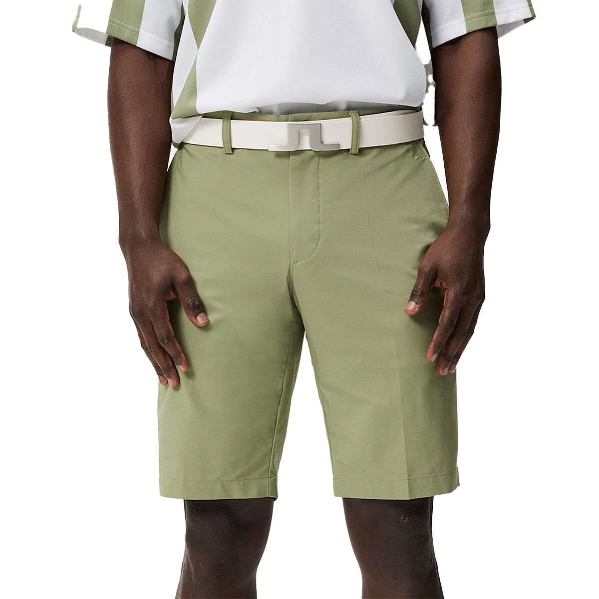 J.Lindeberg Men's Somle Golf Shorts, Mens, Oil green, 30 | American Golf von J Lindeberg