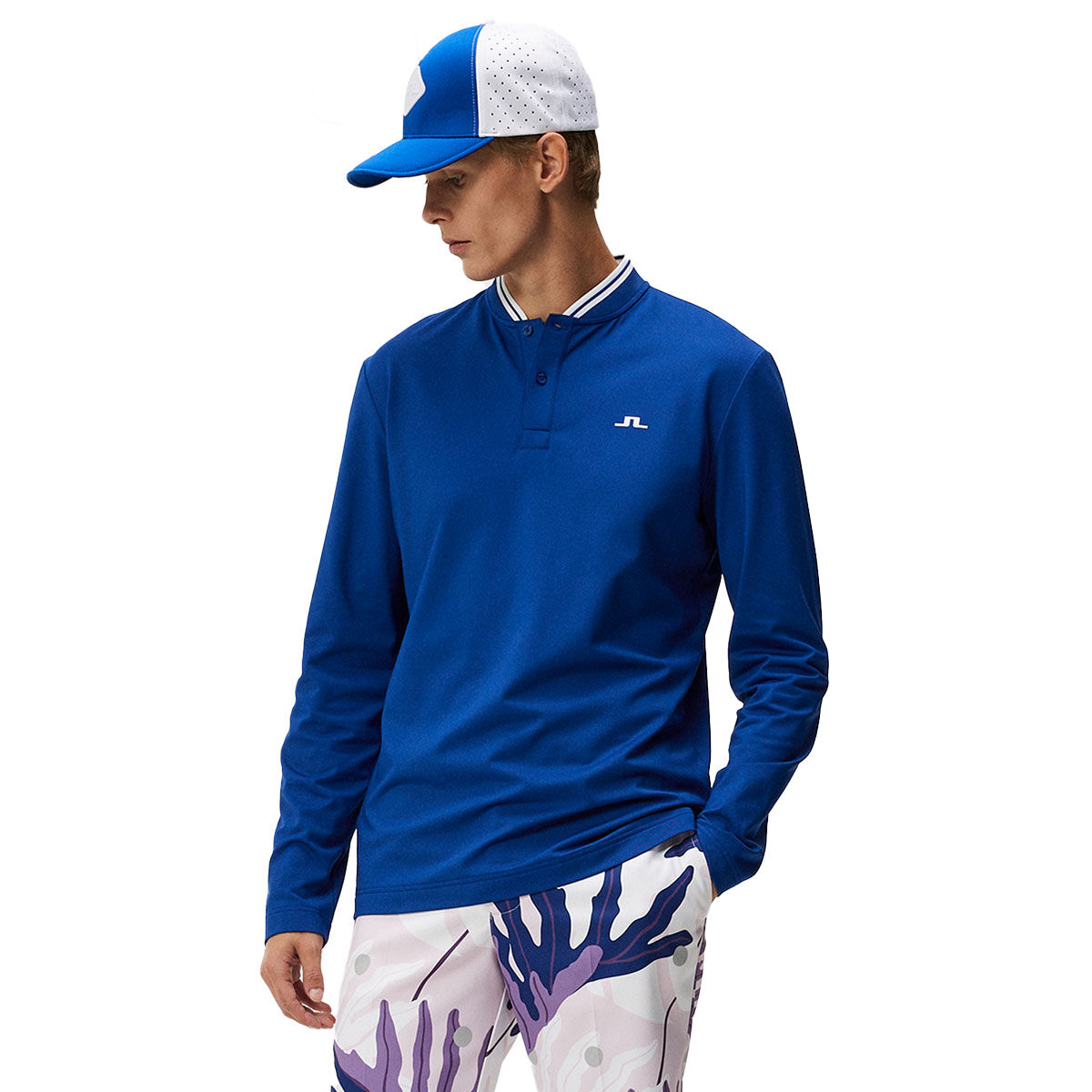 J.Lindeberg Men's Tyson Golf Polo Shirt, Mens, Sodalite blue, Xl | American Golf von J Lindeberg