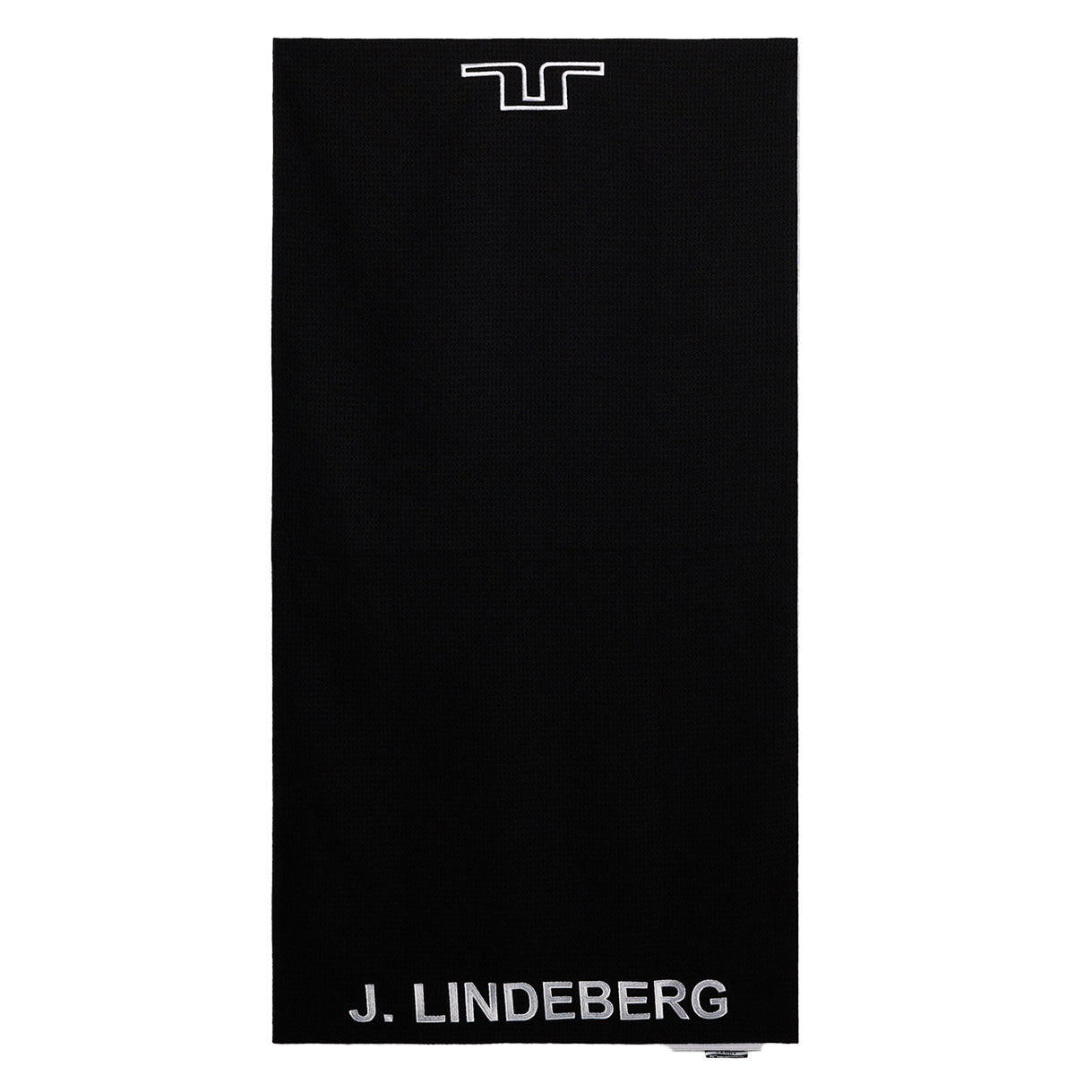 J.Lindeberg Structured Terry Golf Towel, Mens, Black | American Golf von J Lindeberg