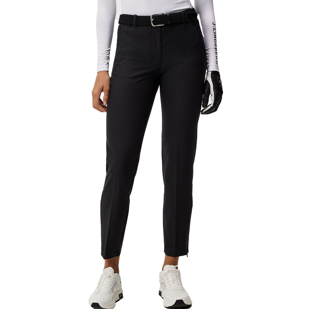 J.Lindeberg Womens Pia Golf Trousers, Female, Black, 26 | American Golf von J Lindeberg