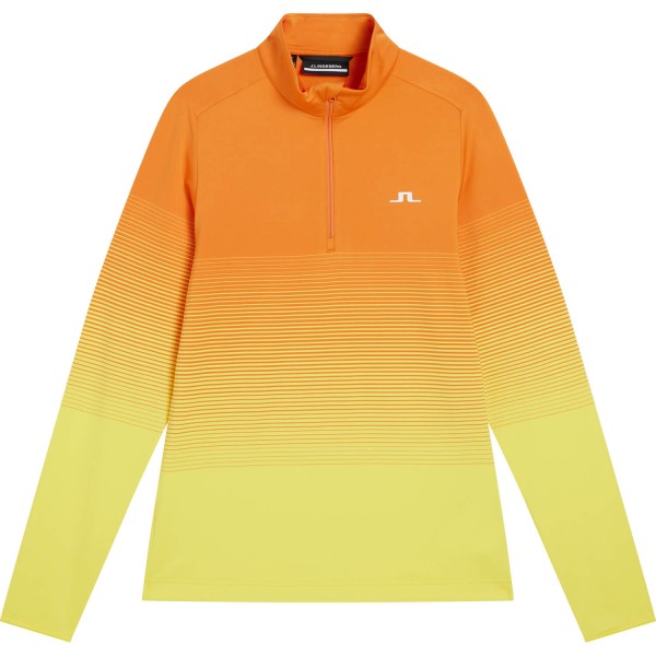 J. LINDEBERG Layer Luis Half-Zip Mid orangegelb von J. LINDEBERG