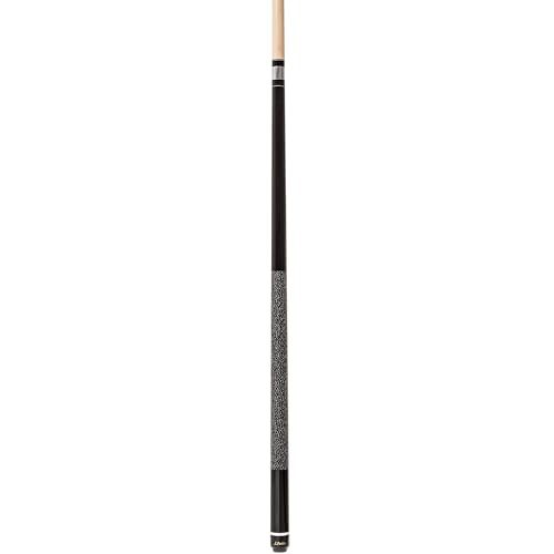 Poolqueue Modell J.Parker JPS-1, schwarz, hochwertiges Ahornholz, Leinengriffband, 147 cm, 13 mm Klebeleder von J. Parker