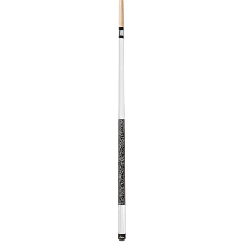 Poolqueue Modell J.Parker JPS-3, weiß, hochwertiges Ahornholz, Leinengriffband, 147 cm, 13 mm Klebeleder von J. Parker