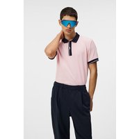 J.Lindeberg Bay Slim Halbarm Polo rosa von J.LINDEBERG