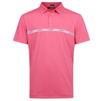 J.Lindeberg Chad Slim Fit Golf Halbarm Polo pink von J.LINDEBERG