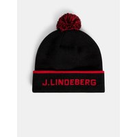 J.Lindeberg Stripe Beanie Mütze schwarz von J.LINDEBERG