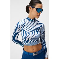 J.Lindeberg Tea Long Sleeve Top Mock Unterzieher blau von J.LINDEBERG