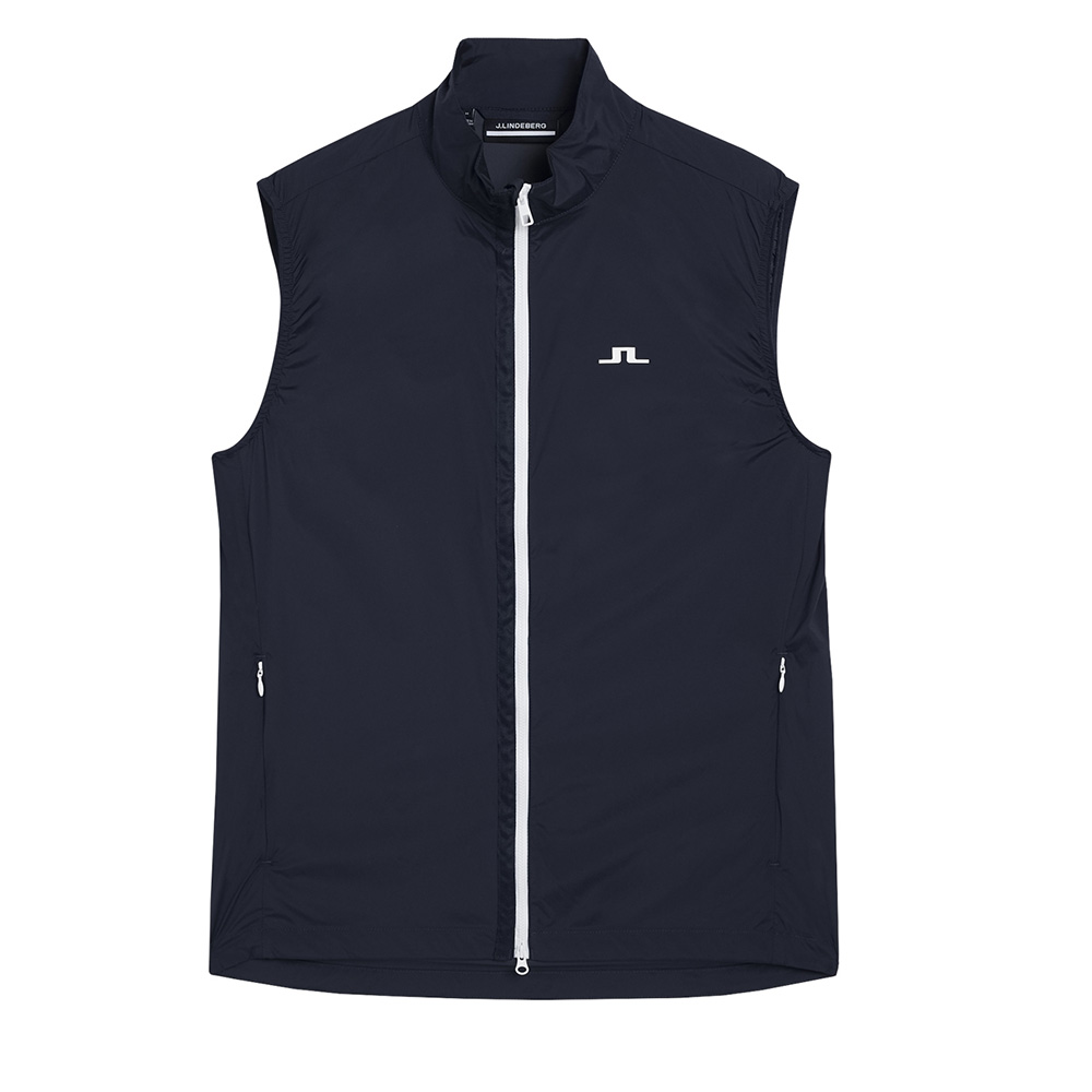 'J.Lindeberg Golf Ash Packable Windweste Herren navy' von J.LINDEBERG