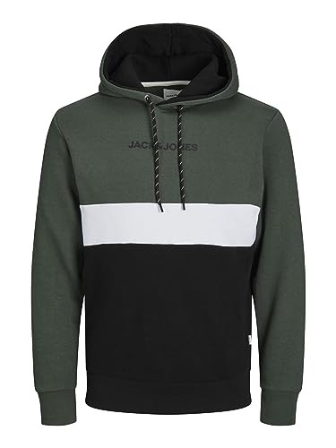 JACK & JONES Male Kapuzenpullover Plus Size Colour Blocking Kapuzenpullover von JACK & JONES