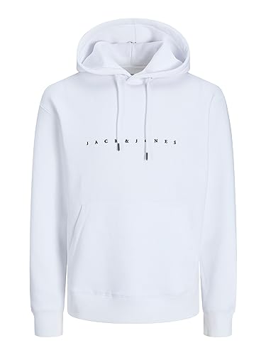 Jack & Jones Jjestar JJ Sweat à Capuche Noos Sweatshirt, Blanc, XL Homme von JACK & JONES