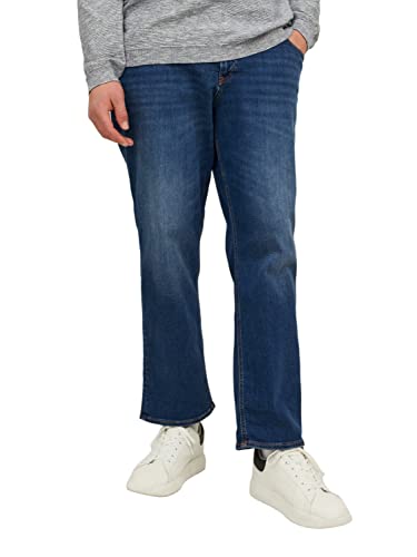 JACK & JONES Herren Jeans JJIMIKE JJORIGINAL AM 782 Plussize - Relaxed Fit, Größe:42W / 34L, Farbvariante:Blue Denim 12234769 von JACK & JONES