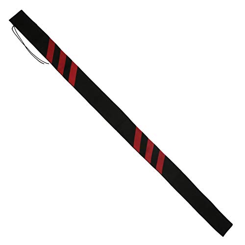 Jackalope Bogenhülle Stripe für Langbogen | Farbe: Schwarz/Bordeaux von JACKALOPE Archery