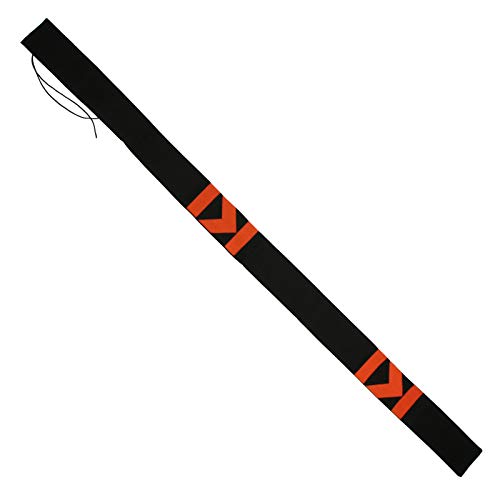 Jackalope Bogenhülle V für Langbogen | Farbe: Schwarz/Orange von JACKALOPE Archery
